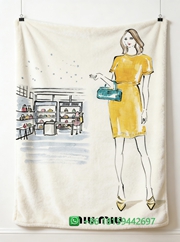Miumiu Throw Blankets